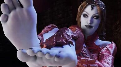 Sexy Office Lady Teases Boss With Foot Worship (Asagamiyo)