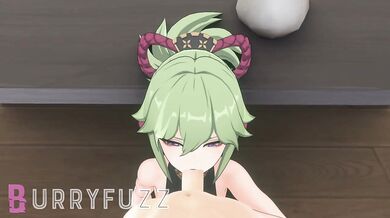 The Mistress of the Night: Shinobu Gives a Sensual Blowjob