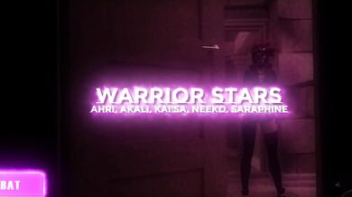 The Warrior Stars (Ahri, Akali, KaiSa, Neeko, Seraphine) Porn Video