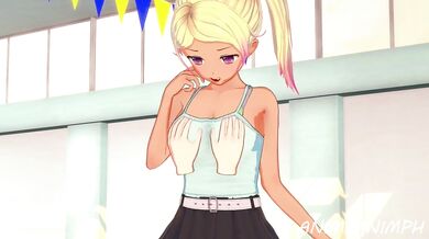 Thrusting in the Third Dimension: A Lewd Blonde Teen Gets F**ked