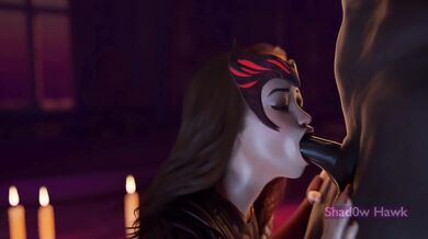 The Scarlet Witchs Intensely Sucking Oral Techniques [Shadow Hawk]