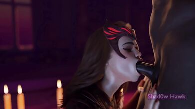 The Scarlet Witchs Intensely Sucking Oral Techniques [Shadow Hawk]