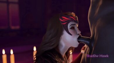 The Scarlet Witchs Intensely Sucking Oral Techniques [Shadow Hawk]