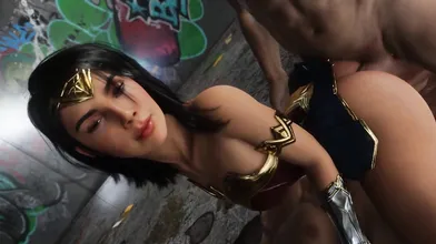 Batman vs Superman - The Dark Knight Meets the Man of Steel in a Hentai PMV