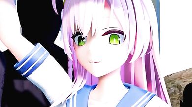 A normal day on a futanari train (Part 1)