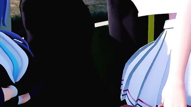 A normal day on a futanari train (Part 1)