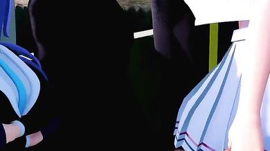 A normal day on a futanari train (Part 1)