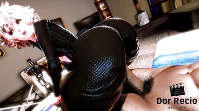 Mina gets pounded on the staircase by a massive cock, courtesy of Dor Recio [HD]