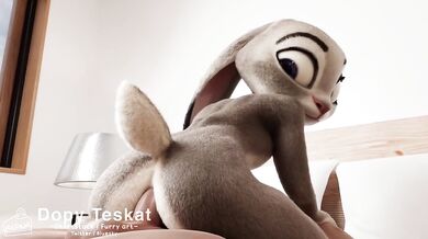 Judy the Bunny Cops Reverse Cowgirl Ride