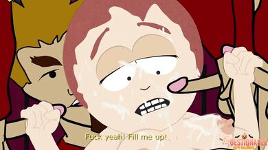 Sharon Marsh gets gangbanged by giant corn monsters in the middle of a field