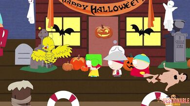 Sharon Marsh gets gangbanged by giant corn monsters in the middle of a field