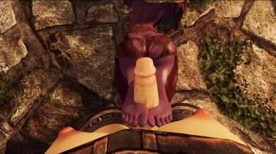 Wet and Wild in the Shire: An Elven Foot Job with a Futa Dick
