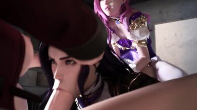 Virgin Sera x Caitlin - Lidsmash