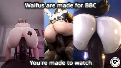 [HMV] All Waifus Are Blacked