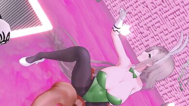 The Blue Archive of Asuna Ichinoses Hentai Cowgirl Sex Dance: Big Boob Bunnygirls Playboy