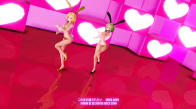 The sexually charged Gum and Rin do an erotic dance, complete with English words!