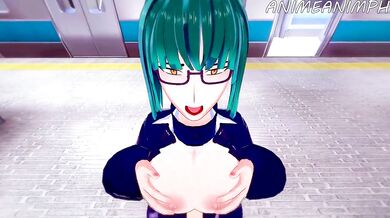 Licking the Pussy of Maki Zenin, a Jujutsu Master