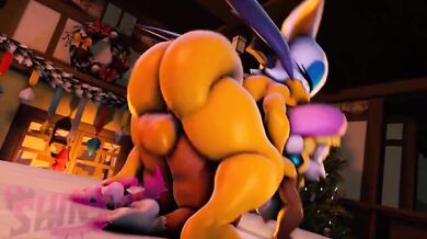 Watch as Rouge fucks the shit out of Dixie in this hot hentai porn video!