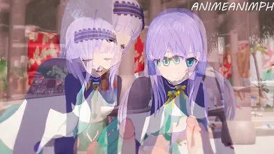 In Another World with a Smartphone - Elze and Lise Threesome Hentai Romp
