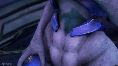 A Shy Sangheili BF and His Curvy Female Friend Explore Their Fantasies Together in a Secret Forest Hideaway