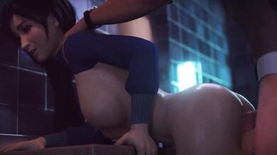 Final Fantasys Tifa goes wild at the Dance Club, Xordels 4k hentai PORN video!