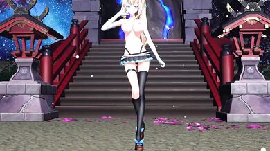 Mirai Akari gets her sweet cream filled by a muscular, hung man in this MMD hentai video