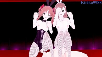 The Supernatural Experiments of Mikoto Misaka and Kuroko Shirai with Their Hentai Porn Adventure