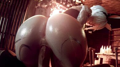 One Night Stand with the Reversed Cowgirl Megaera, 2B Style!