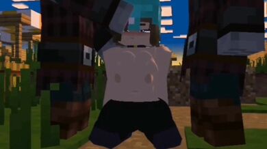 Two horny babes get their asses pounded by rough barbarians in a savage land!