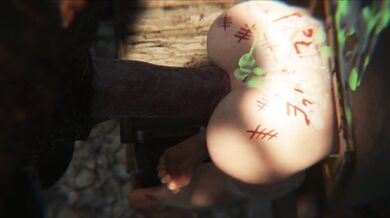 Sexy Assassins Creed: Odyssey - Ellie and Deathclaws Bodywriting - Covered [zmsFm]