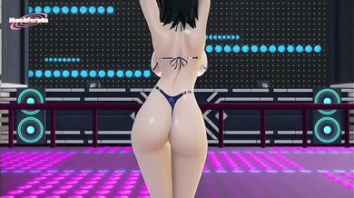 MMD - Sarada Uchiha Bunny Hot Mechferatu