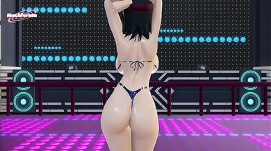MMD - Sarada Uchiha Bunny Hot Mechferatu