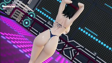 MMD - Sarada Uchiha Bunny Hot Mechferatu