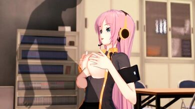 Singing and Screaming - Megurine Luka Hentai Porn!