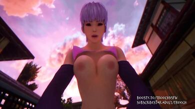 Watch as Ayane, the beautiful vixen, seduces you with her seductive moves during a stunning sunset POV view!