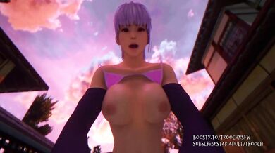 Watch as Ayane, the beautiful vixen, seduces you with her seductive moves during a stunning sunset POV view!