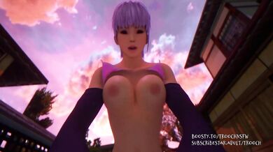 Watch as Ayane, the beautiful vixen, seduces you with her seductive moves during a stunning sunset POV view!