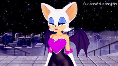 In the Hedge Maze: Rouge and Sonics Passionate Encounter