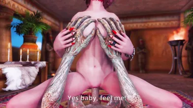 Sexy Elven Maiden Seduces a Falmer, Creaming His Hentai Monster Cock (AnnaXFalmer)
