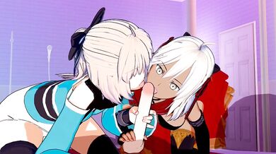 Fated: Grand Order - Okita Souji and His Alternative Self, Okita Souji, Engage in a Thrilling Ménage à Trois