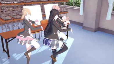 MILFs Gone Wild - Likes OOH-AHH! Hentai Porn With Yukinoshita Yukino, Yuigahama Yui, Isshiki Iroha From My Teen Romantic Comedy SNAFU