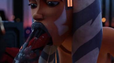 Darth Maul gave Ahsoka a CUM facial
