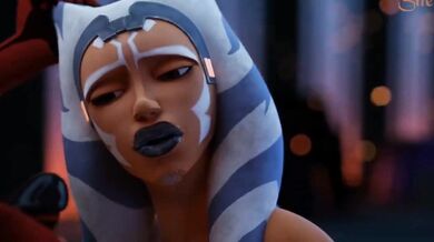 Ahsoka mind-controlled and fucked by Darth Vader in an epic dance-off