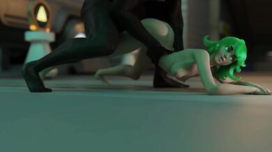 Kiriko, caught in the windy storm, gets fucked on the street