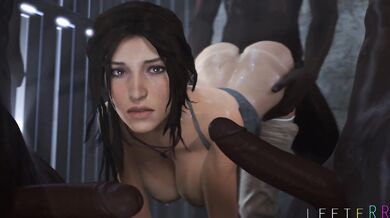 Hey guys, heres a sexy and hot porn video of Lara Croft getting gang banged by five black dudes Who wants to join in?