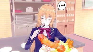 Shokugeki no Soma: The Naked Twins, Alice and Erina, in an Unforgettable Hentai Experience!