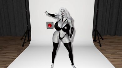 The Elegant Lady Death Poses for Her Suitors Pleasure