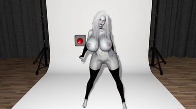 The Elegant Lady Death Poses for Her Suitors Pleasure