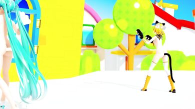 Miku and Rins Sexual Escapades with Koneko and Paya Paya