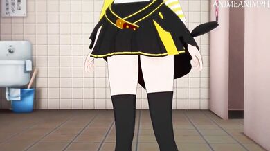 Wild and Dirty Interracial Threesome in a Colorful World with Saki Tenma!